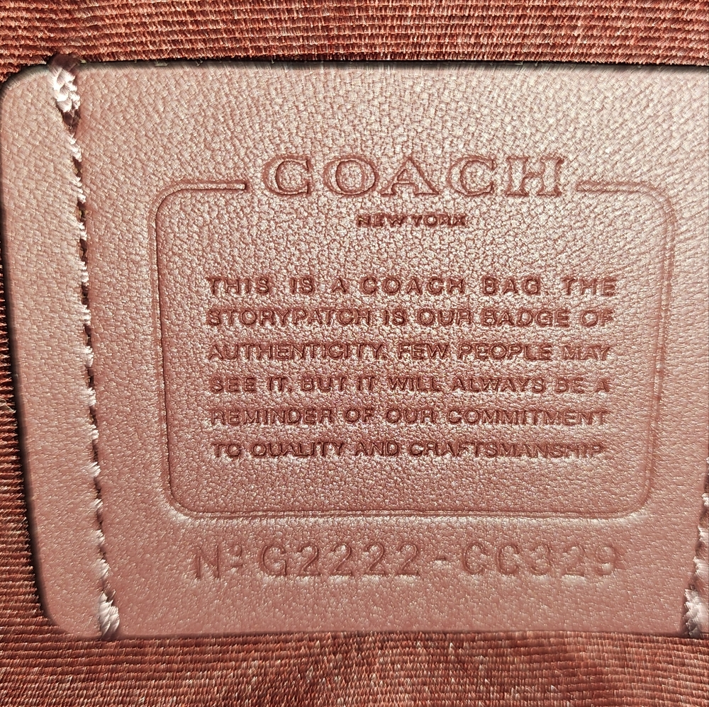 Coach NWT Boysenberry Lane Carryall Satchel - Picture 15 of 16